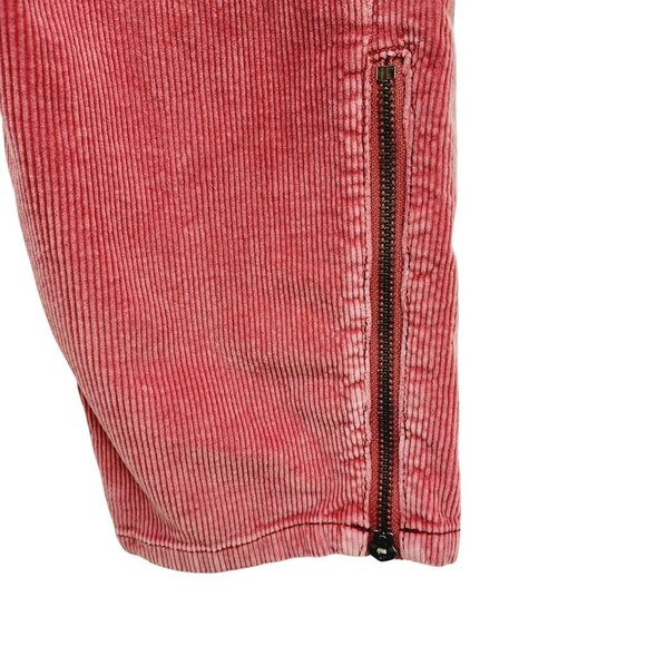 Picaro Corduroy pants Skinny The Letterpress Womens Red With Ankle Zippers SZ 29 - Picture 12 of 16